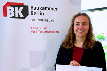 Laura Melms bei der Preisverleihung