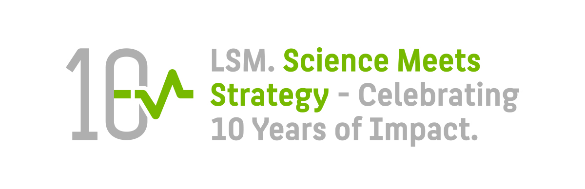 Schriftzug 10 Jahre Life Science Management